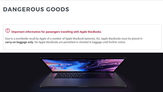 Aviokompanije banaju MacBook prijenosnike