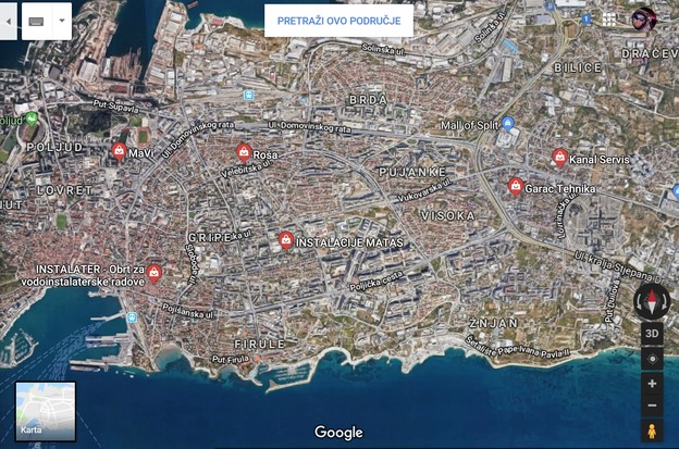 Google Maps preplavljen milijunima lažnih tvrtki