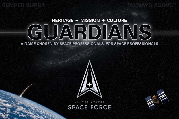 Pripadnici Space Forcea će se zvati Guardians