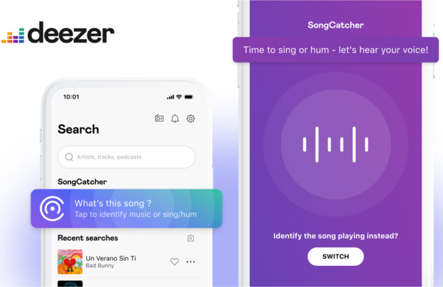 Deezer prepoznaje pjesmu koju mrmljate ili fućkate