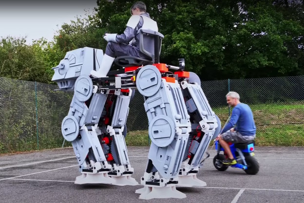 VIDEO: 3D printani AT-AT iz Star Warsa možete voziti