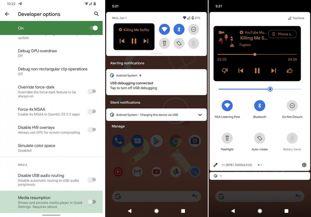 Android 11 beta na Pixel telefonima