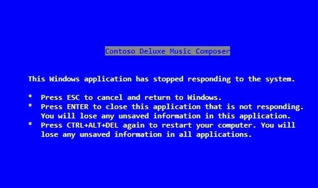 Ballmer je osobno napisao tekst za plavi ekran smrti