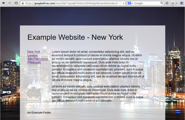 Hostanje web stranice na Google Driveu