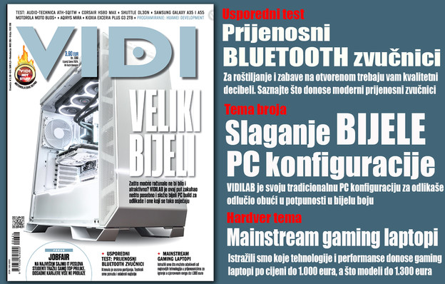 Novi broj: Veliki bijeli PC i bluetooth zvučnici