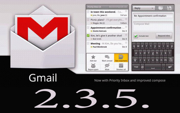 Novi GMail 2.3.5. App za Android