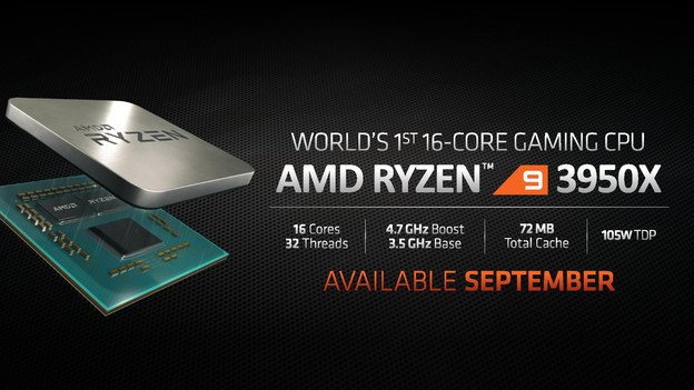 VIDEO: AMD predstavio Ryzen 9 3950X gaming procesor