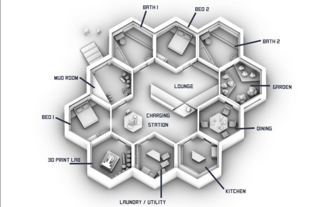 Ovo je kuća u kojoj će stanovati kolonizatori Marsa
