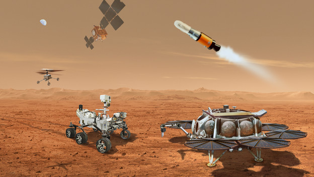 Dovoz uzoraka s Marsa pomoću dva helikoptera