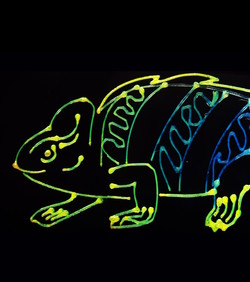 Kameleonski višebojni 3D ispis iz jedne tinte
