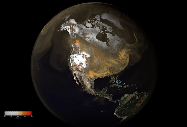 VIDEO: Gledajte kako se CO2 kreće atmosferom